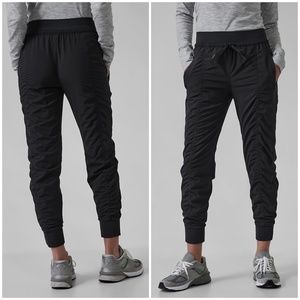 Athleta Black II Lined Jersey Pant Size 6